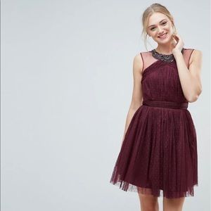 Little Mistress Tall Embellished Mesh